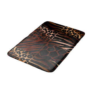 Tapis De Bain Léopard, Zèbre, Giraffe, Motif de tigre