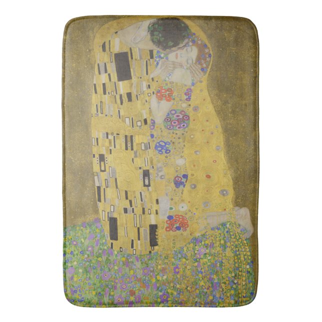 Tapis De Bain Les Amants embrassés de Gustav Klimt (devant Vertical)