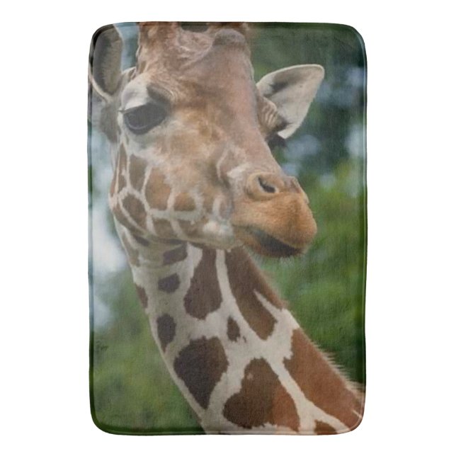 Tapis De Bain Les amateurs de girafe (devant Vertical)