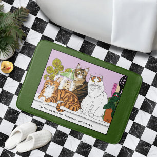 Tapis De Bain Les chats sont en charge