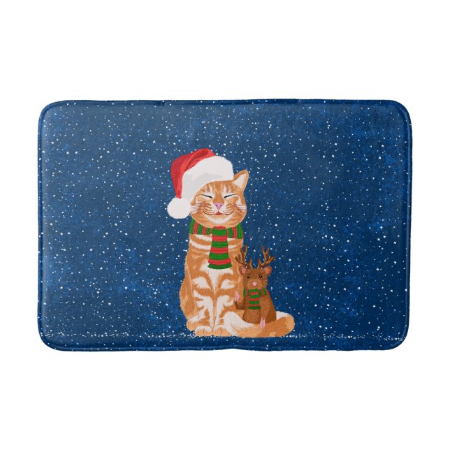 Tapis De Bain Les copains de Noël (Devant)
