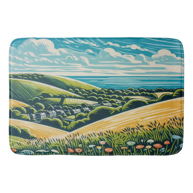 Tapis De Bain Les Downs Sussex (Devant)