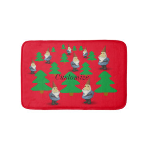 Tapis De Bain Les fêtes d'hiver Les arbres de Noël Thunder_Cov