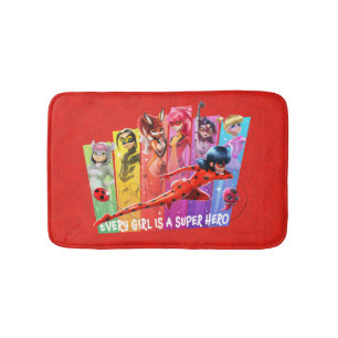 Tapis De Bain Les filles miraculeuses   Chaque fille est un supe