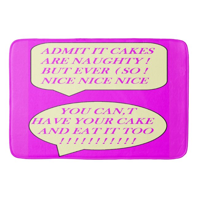 Tapis De Bain Les gâteaux sont bien faits pour les amateurs de n (Devant)