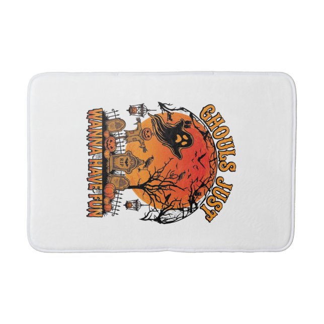 Tapis De Bain Les goules veulent juste s'amuser Halloween Spooky (Devant)