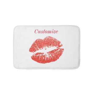 Tapis De Bain Les lèvres rouges baisantes Thunder_Cove