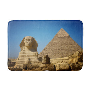 Tapis De Bain Les monuments Sphinx & Pyramide d'Egypte