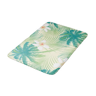 Tapis De Bain Les palmiers tropicaux d'été