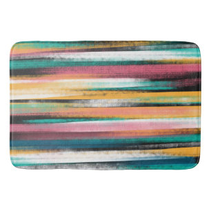 Tapis De Bain Les pinceaux colorés modernes frappent la peintur