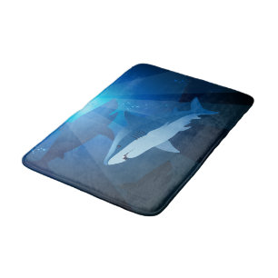 Tapis De Bain Les requins nageant