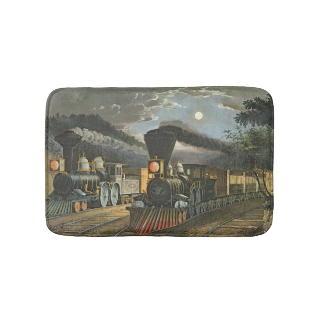 Tapis De Bain Les trains rapides de foudre, 1863 (Devant)