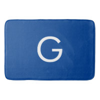 Lettre initiale Monogramme Moderne Style Bleu