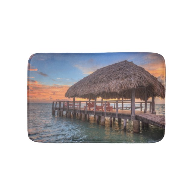 Tapis De Bain Lever de soleil portuaire (Devant)