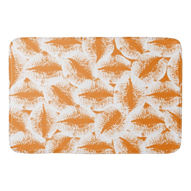 Tapis De Bain Lèvres blanches #32 (Devant)