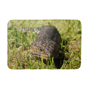 Tapis De Bain Lézard rouge,