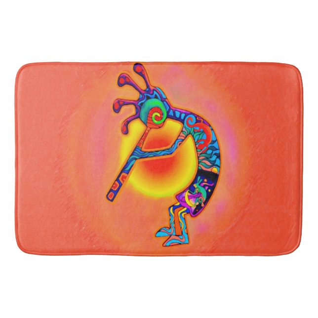 Tapis De Bain Lézard Sun de Kokopelli (Devant)
