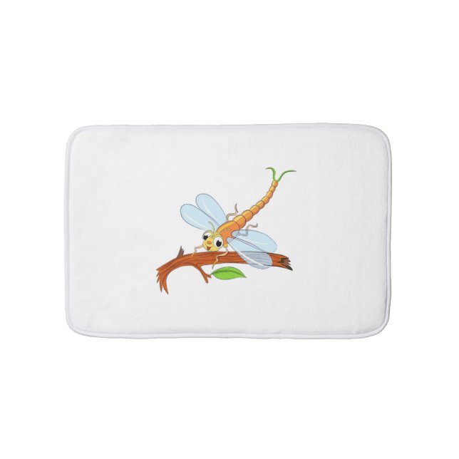Tapis De Bain libellule dorée (Devant)