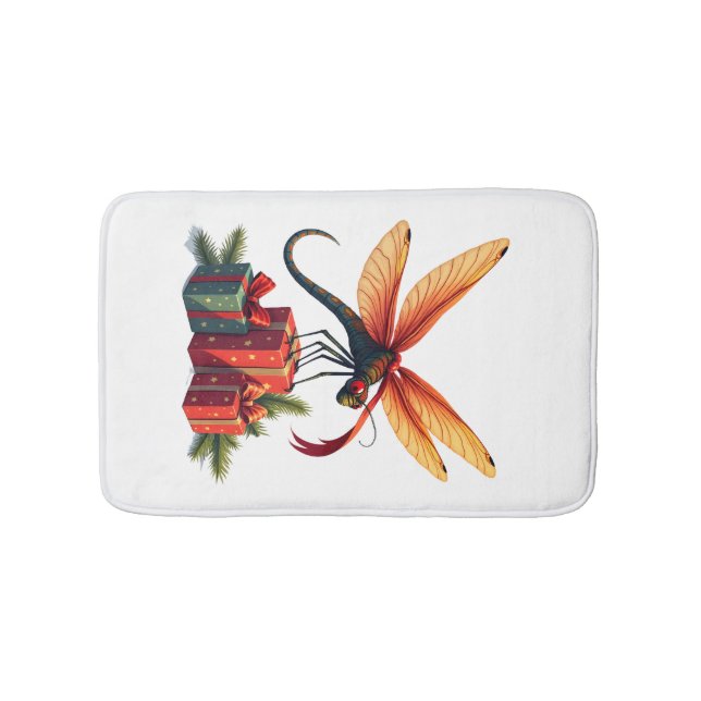 Tapis De Bain Libellule Emballée (Devant)