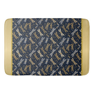 Tapis de bain libellule mystique