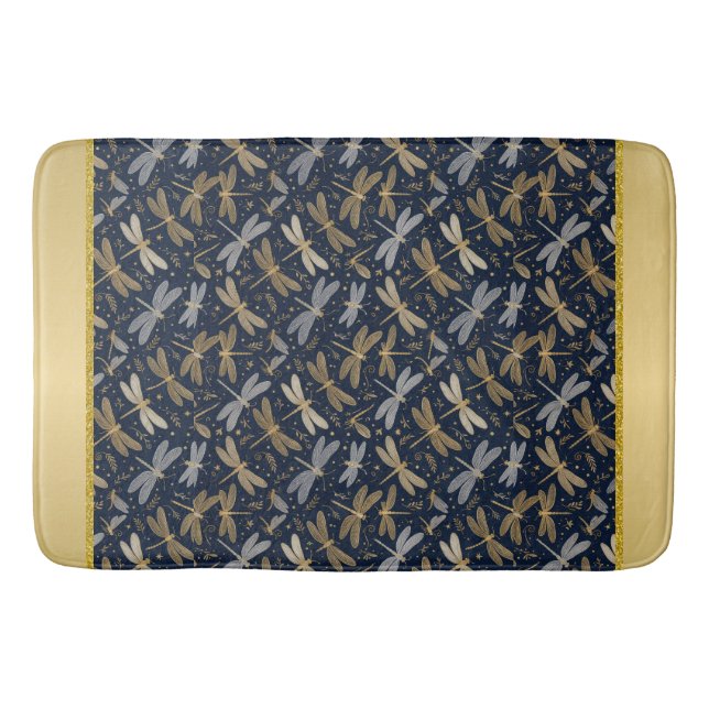 Tapis de bain libellule mystique (Devant)