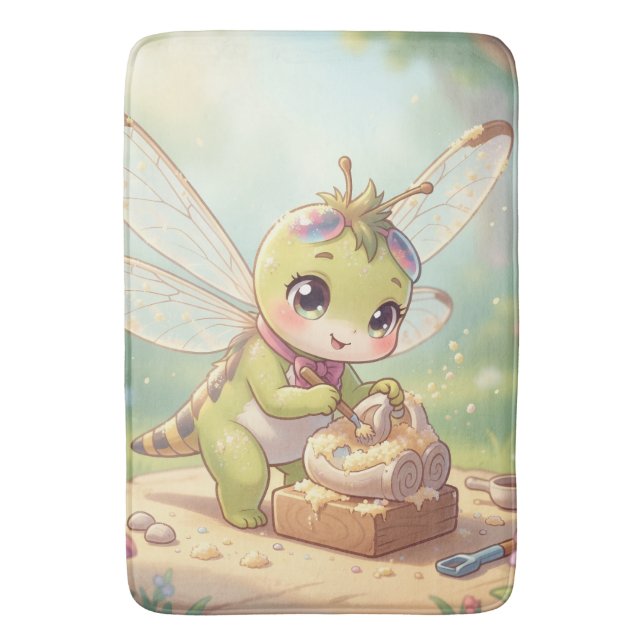 Tapis De Bain Libellule – Nectar stellaire de la nuit silencieus (devant Vertical)