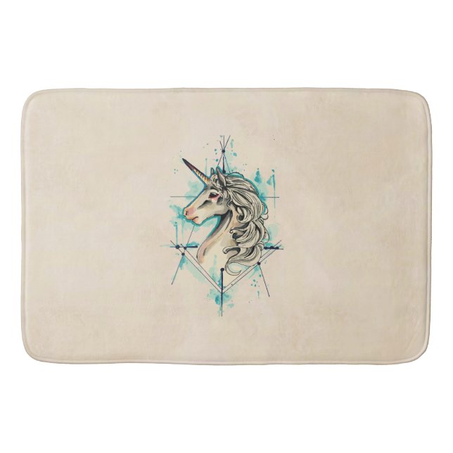 Tapis De Bain Licorne (Devant)