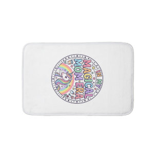 Tapis De Bain Licorne Dans Mon Ère Maman Magique T-shirt Drôle G