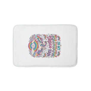 Tapis De Bain Licorne Dans Mon Rêve Arc-en-ciel Ère Vêtements Co