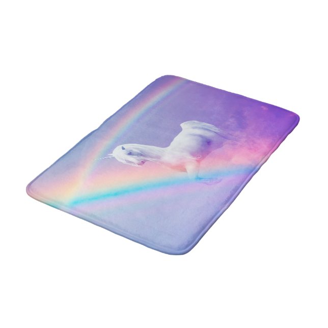 Tapis De Bain Licorne et arc-en-ciel (Angle)