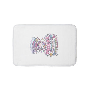 Tapis De Bain Licorne Tricot Crochet Licorne Typographie Adorabl