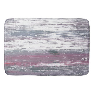 Tapis De Bain Lignes en gris rose