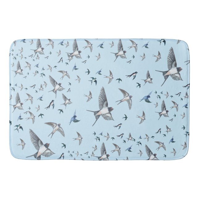 Tapis De Bain L'Illustration De L'Avalière Volante (Devant)