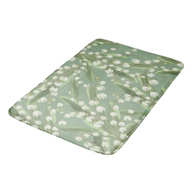 Tapis De Bain Lily de la vallée Floral (Angle)