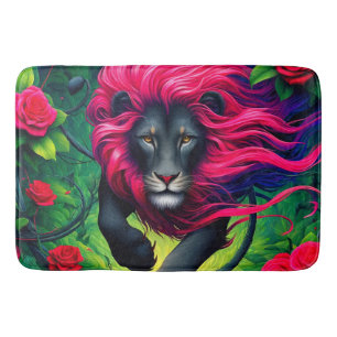 Tapis De Bain Lion Art Bath Mat