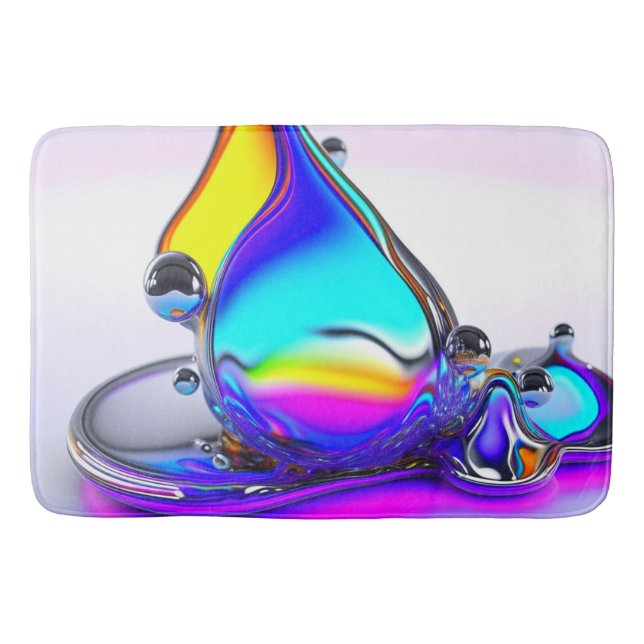 Tapis De Bain Liquide Iridescendant (Devant)