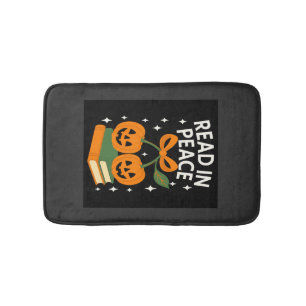 Tapis De Bain Lire en paix livre drôle d'Halloween