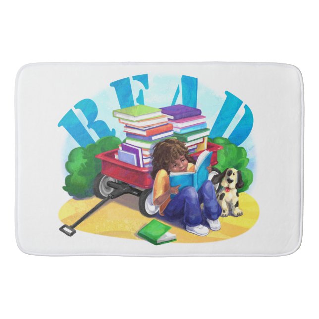 Tapis De Bain LIRE Livre Wagon Art (Devant)