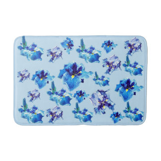 TAPIS DE BAIN L'IRIS FLEUR JAPONAISE   