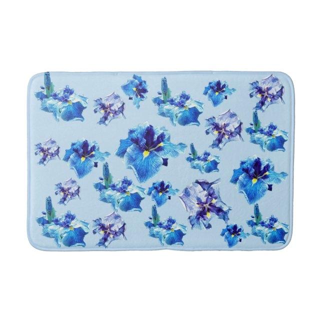 TAPIS DE BAIN L'IRIS FLEUR JAPONAISE    (Devant)