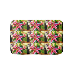 Tapis De Bain lis roses d'astronome