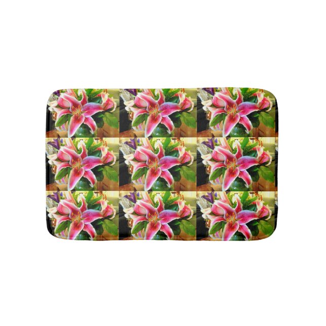 Tapis De Bain lis roses d'astronome (Devant)