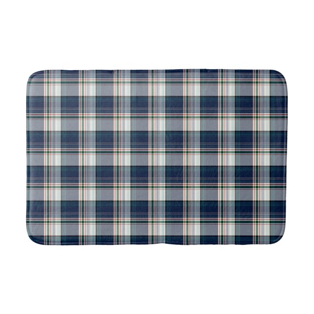 Tapis De Bain Lit, Blanc, Plat à fils multiples (Devant)
