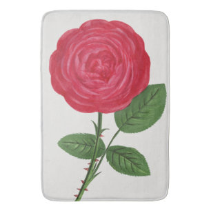 Tapis De Bain Lithographie de rose antique, François-Frédéric Gr
