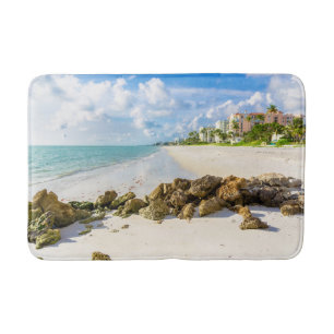 Tapis De Bain Littoral Naples Pier, sud-ouest de la Floride