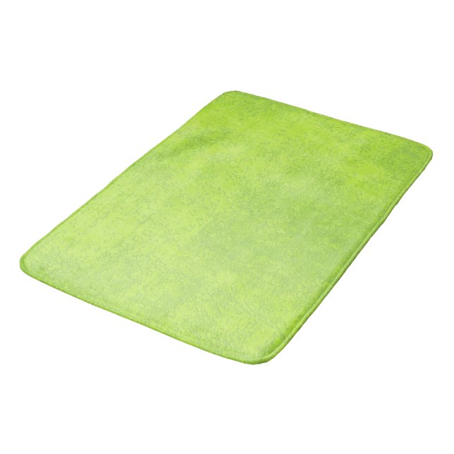 Tapis De Bain Livre vert Abstrait (Angle)