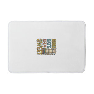 Tapis De Bain Livres Chats La Vie Est Douce Design Pour Lectrice