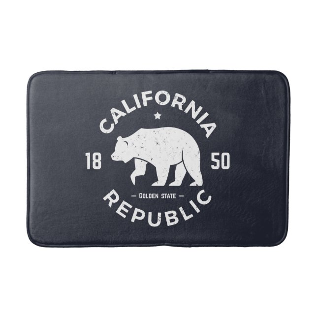 Tapis De Bain Logo | de la Californie le Golden State (Devant)