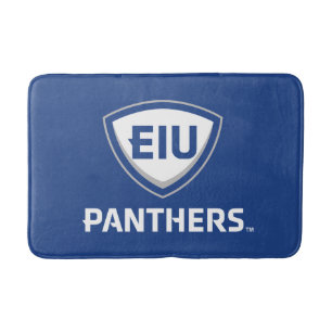 Tapis De Bain Logo Eastern Illinois Panthers Shield & Wordmark