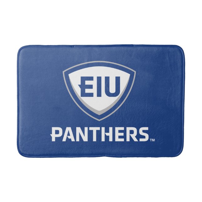 Tapis De Bain Logo Eastern Illinois Panthers Shield & Wordmark (Devant)
